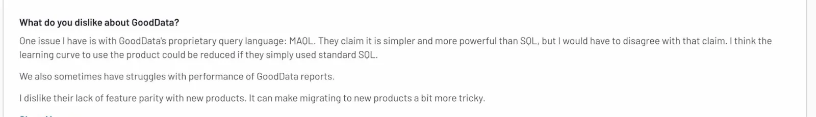 Gooddata review 1