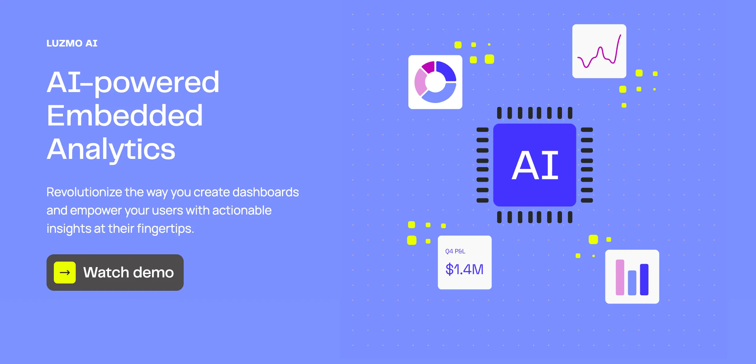 Luzmo - AI tool for data visualization