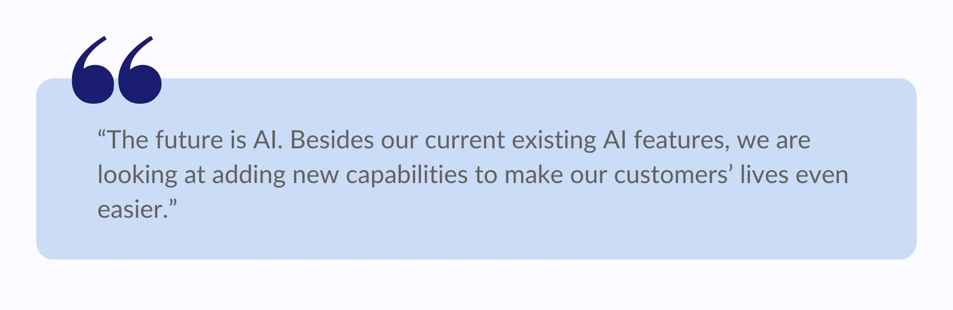 Quote on the importance of AI in workforce analytics