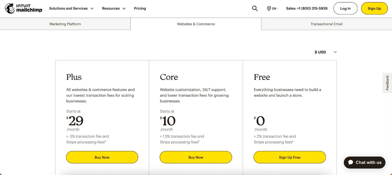 mailchimp offering related products