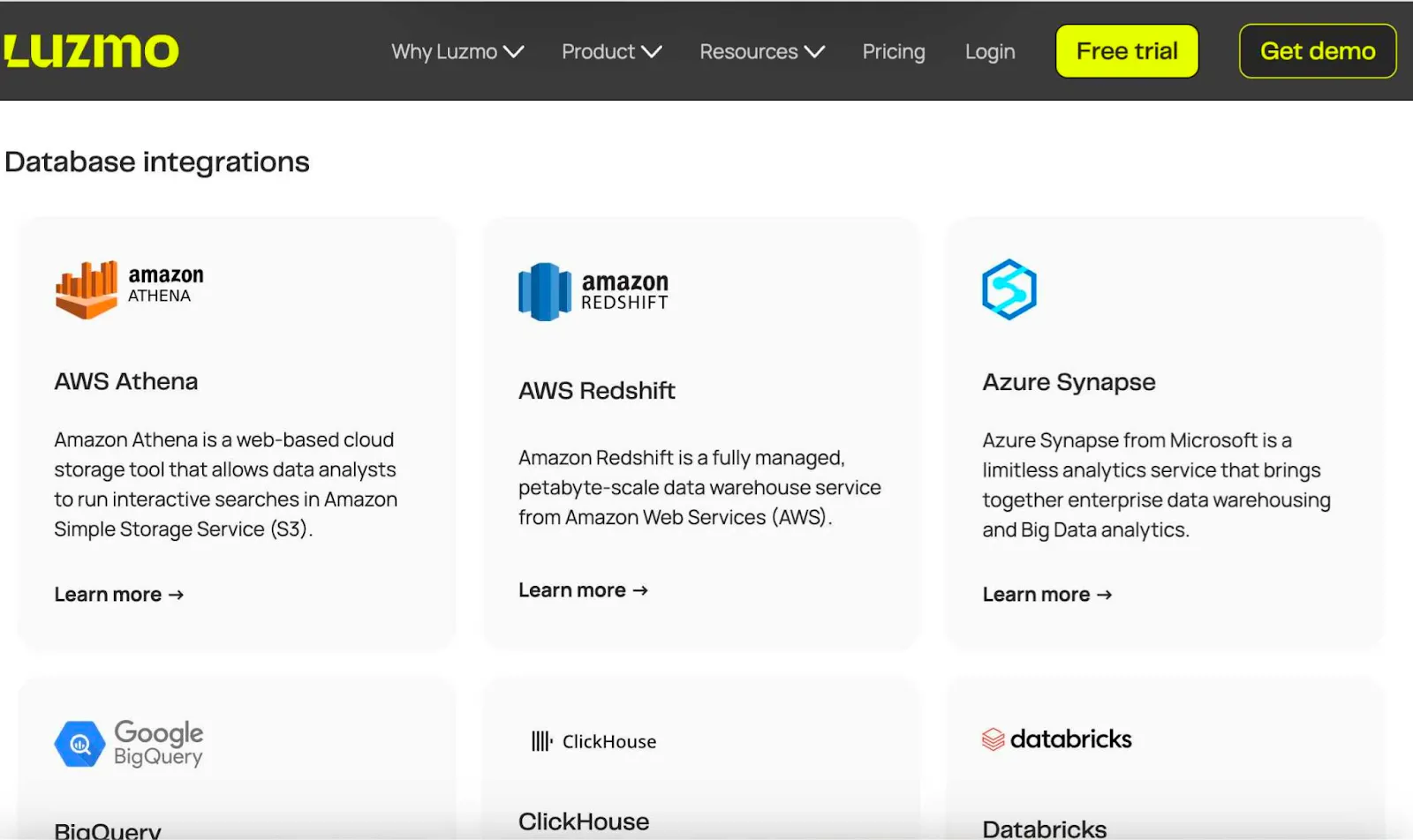 embedded analytics tools connectivity