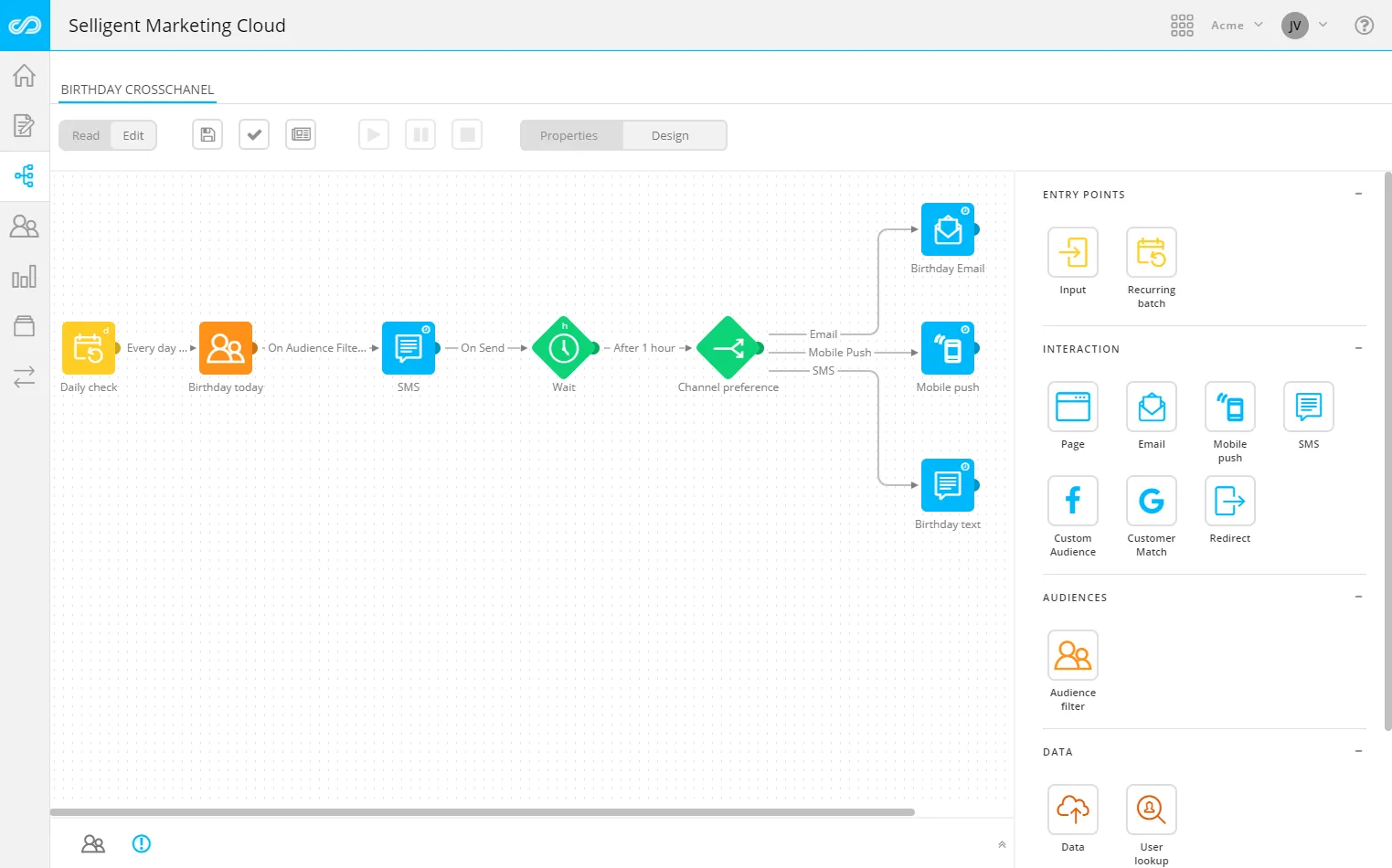 selligent dashboard