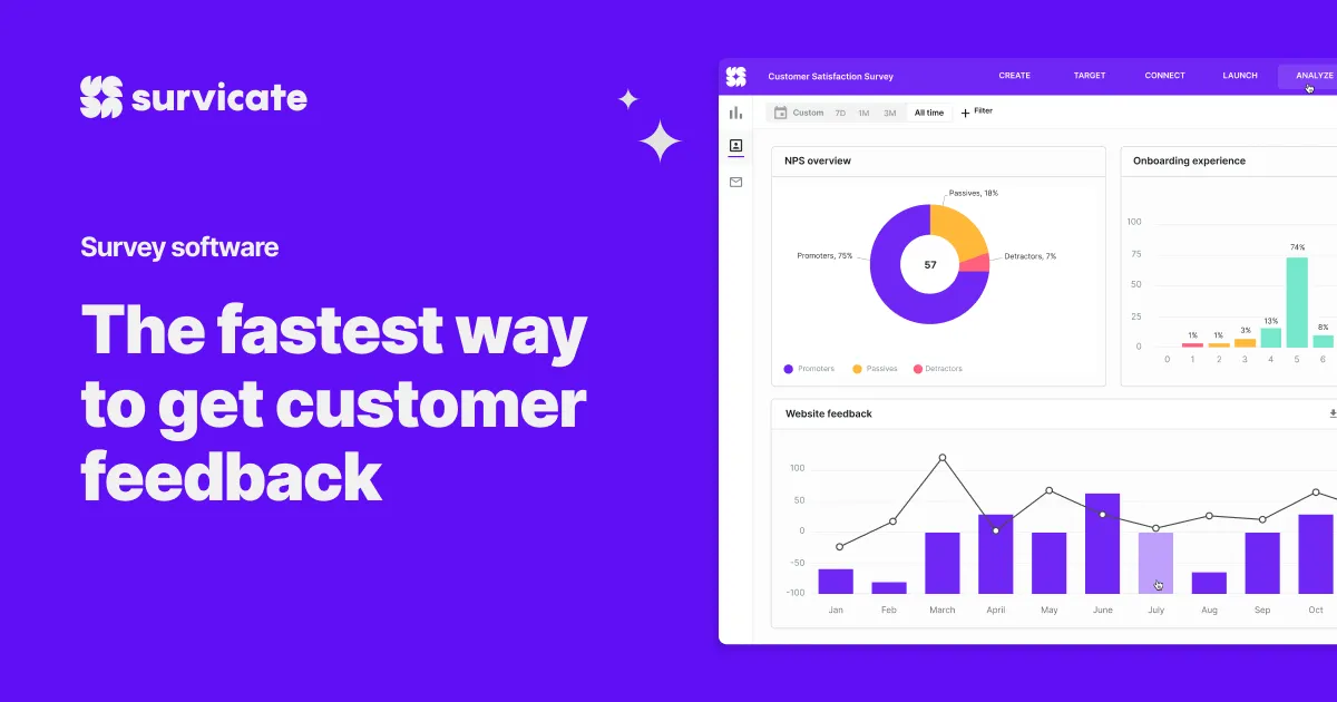 survicate dashboard