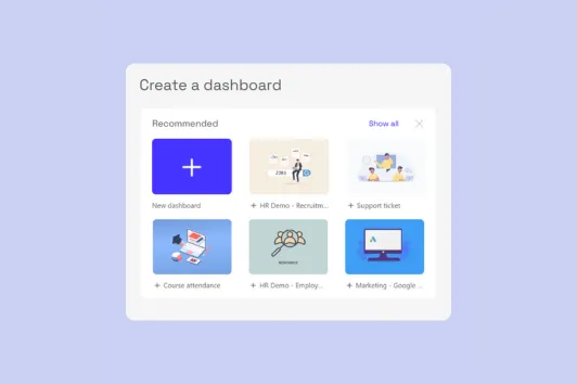 New Feature in Luzmo: Dashboard Templates