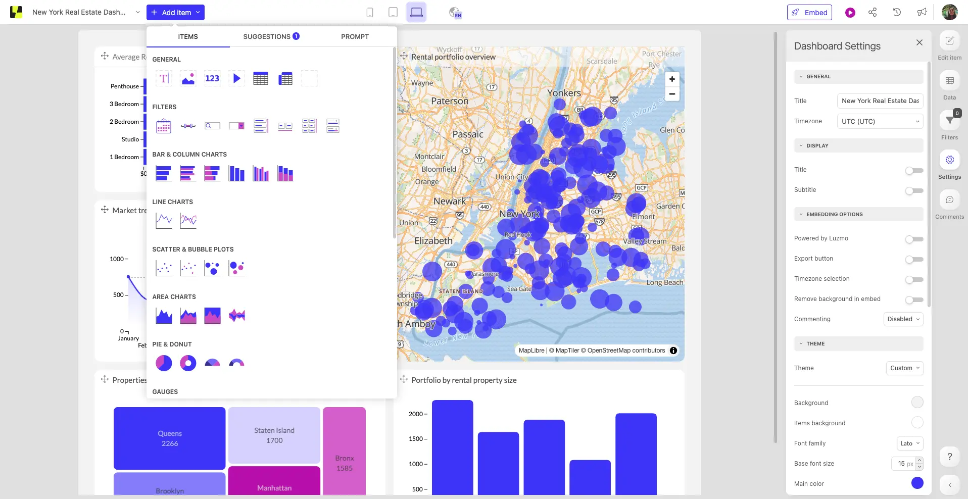 Luzmo: data visualization tool for SaaS