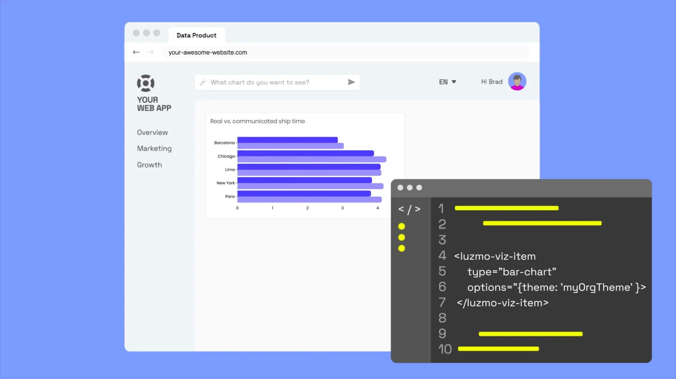 Luzmo Flex - Turn code into advanced data products