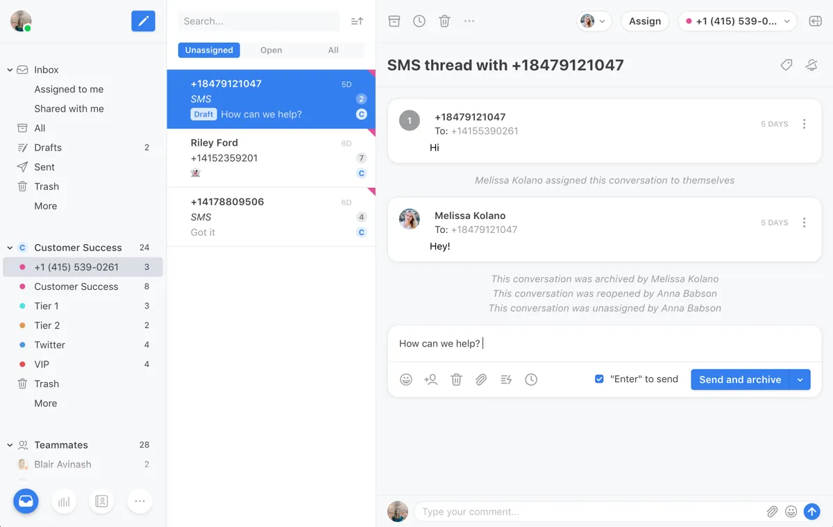 Twilio as a composable building block for communication