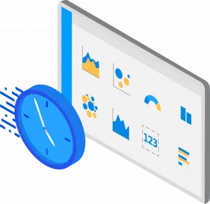 Illustration of how embedded analytics speeds up go-to-market