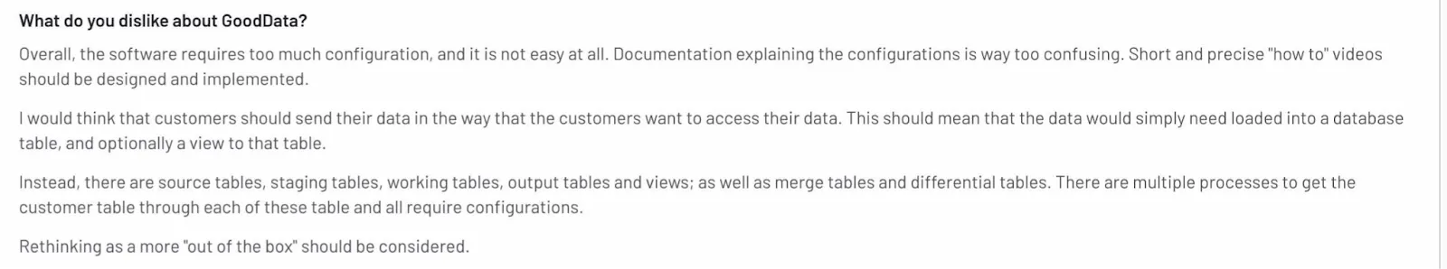 Gooddata review 2