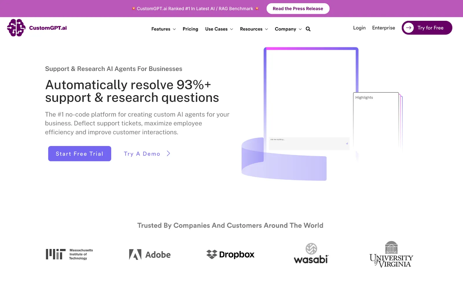 CustomGPT.ai - AI tool for business