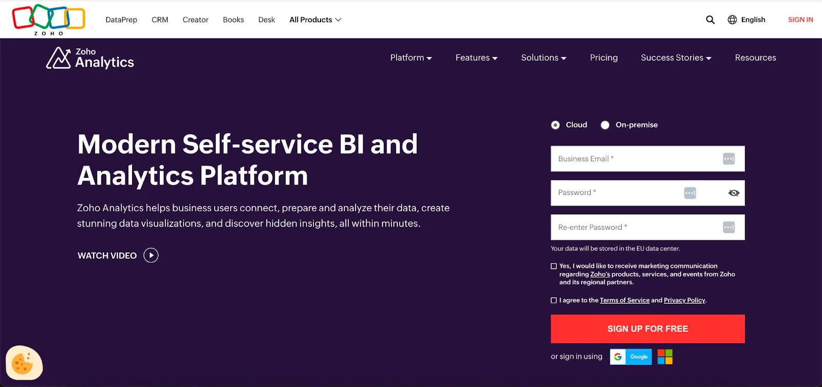 BI Tools - Zoho Analytics