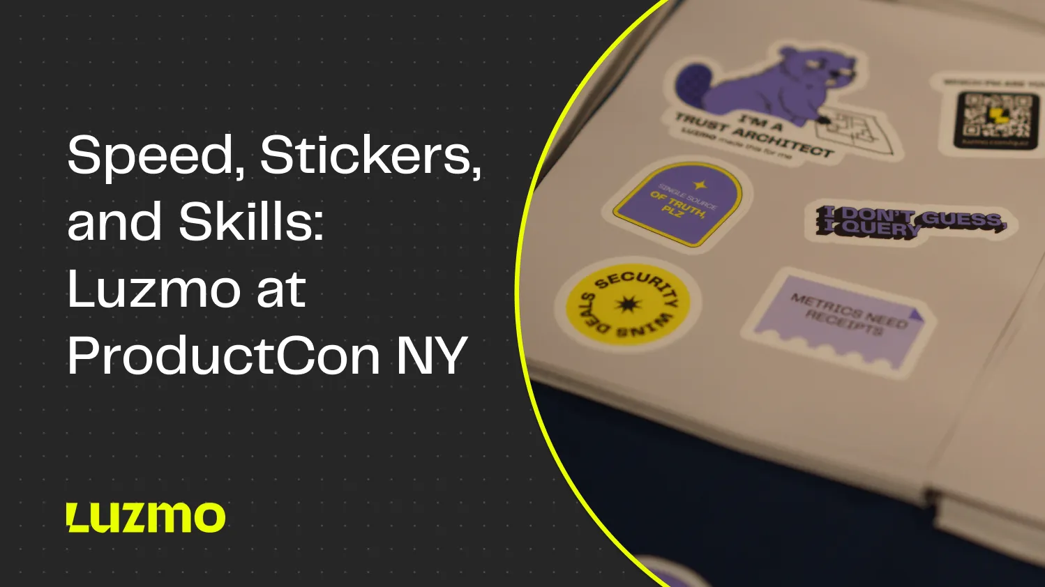 Speed, Stickers, and Skills: Luzmo at ProductCon NY