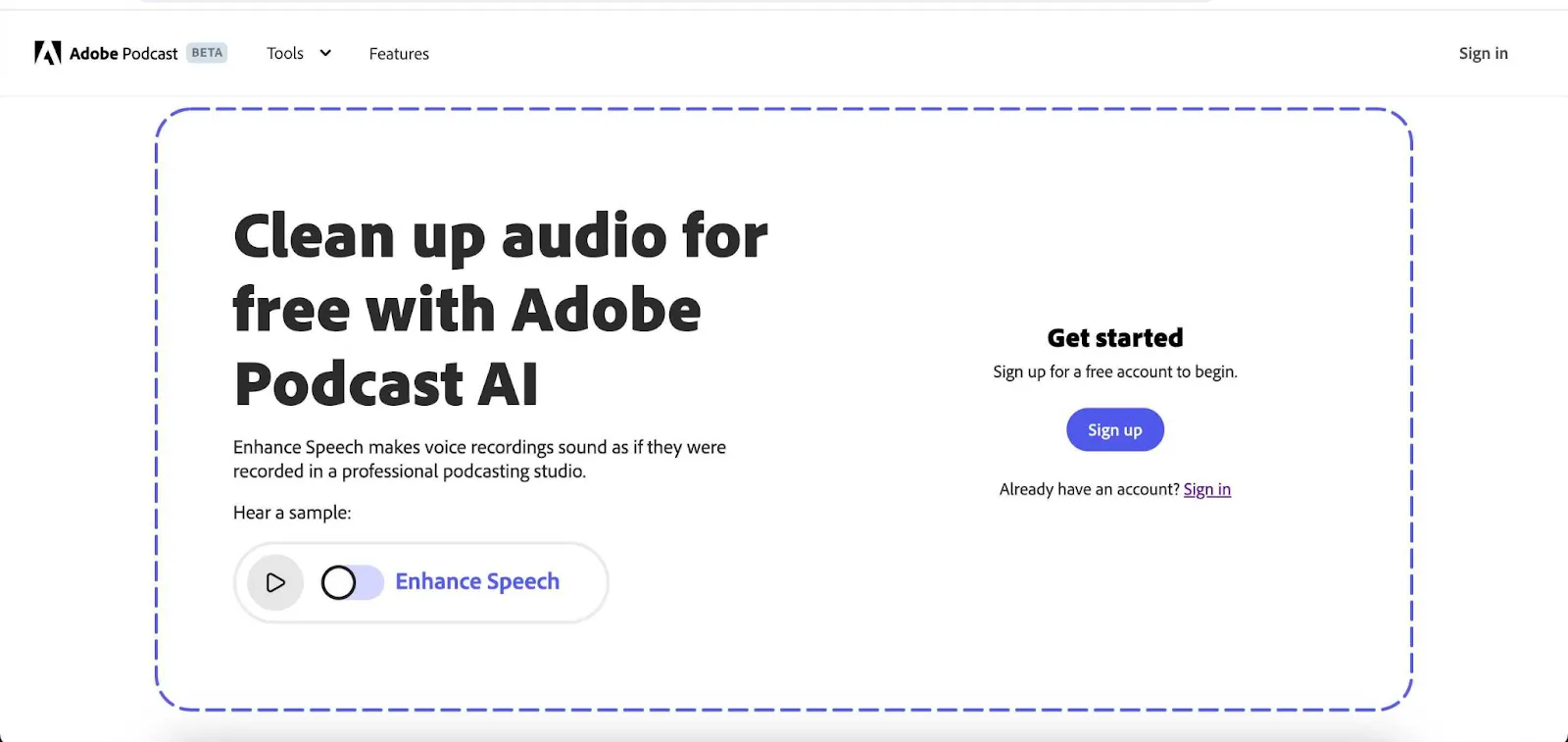 adobe podcast AI