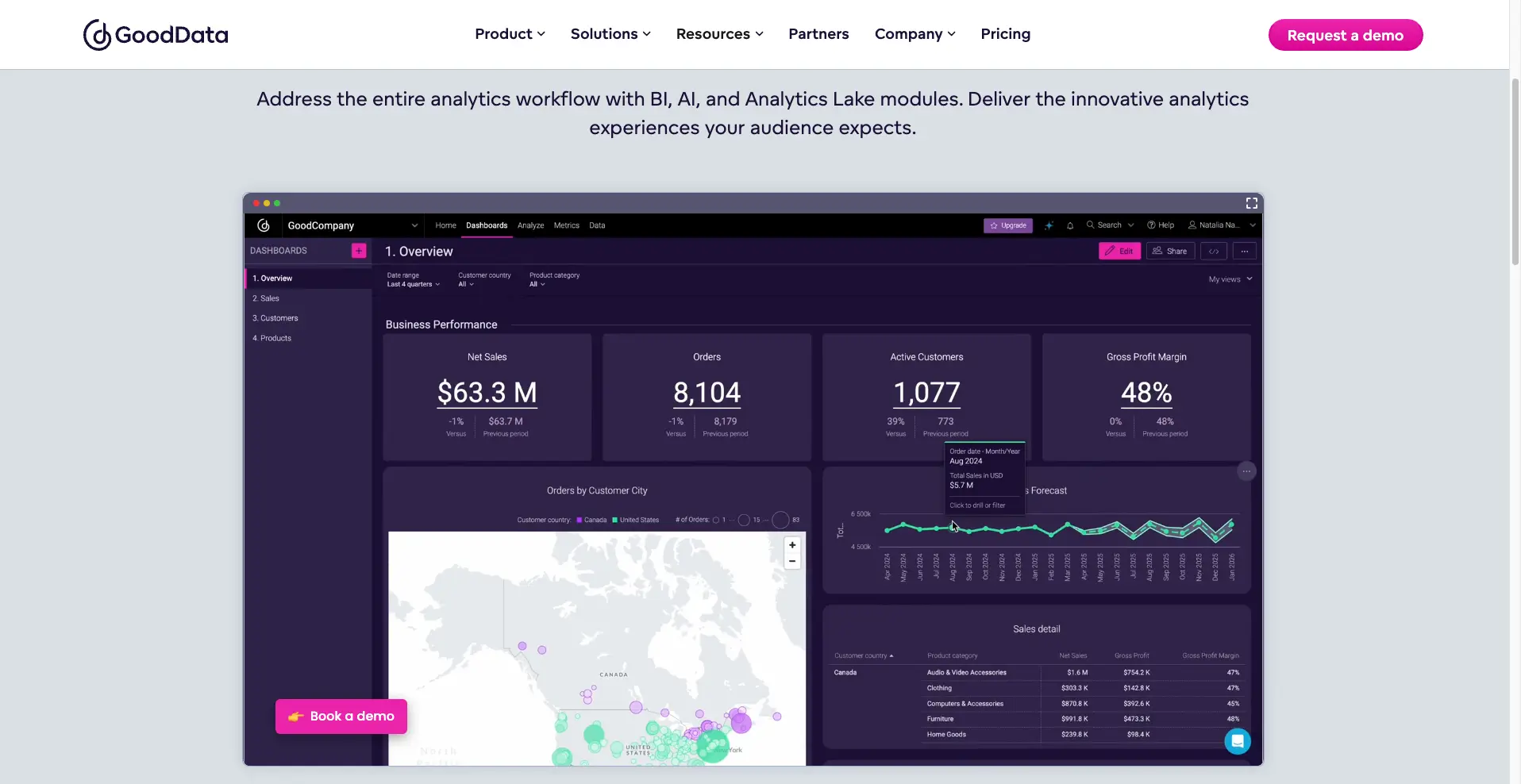 GoodData: data visualization for SaaS