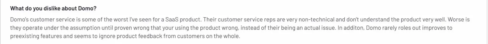 domo customer service