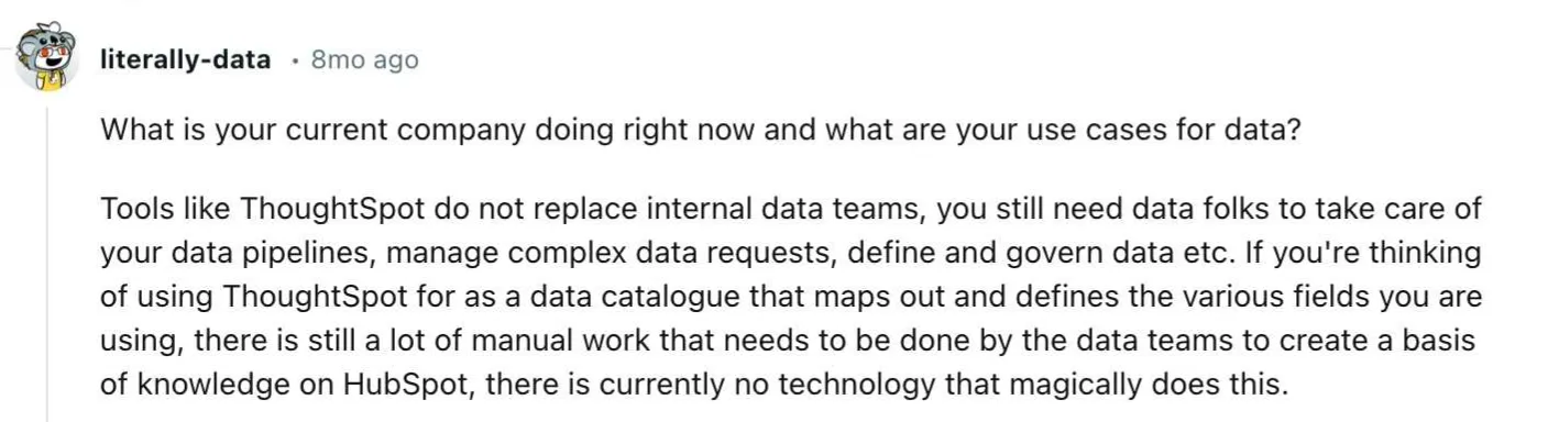 thoughtspot review on reddit 2
