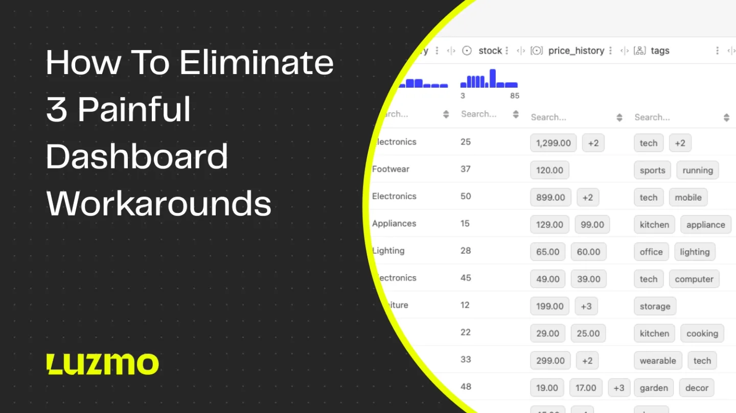 Bye Data Flattening: How To Eliminate 3 Painful Dashboard Workarounds