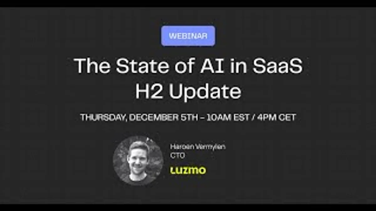 Webinar: The State of AI in SaaS - H2 Update