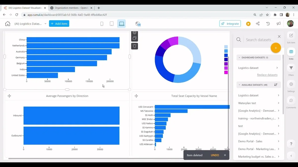 Create AI-powered dashboards with Luzmo (formerly Cumul.io) and OpenAI