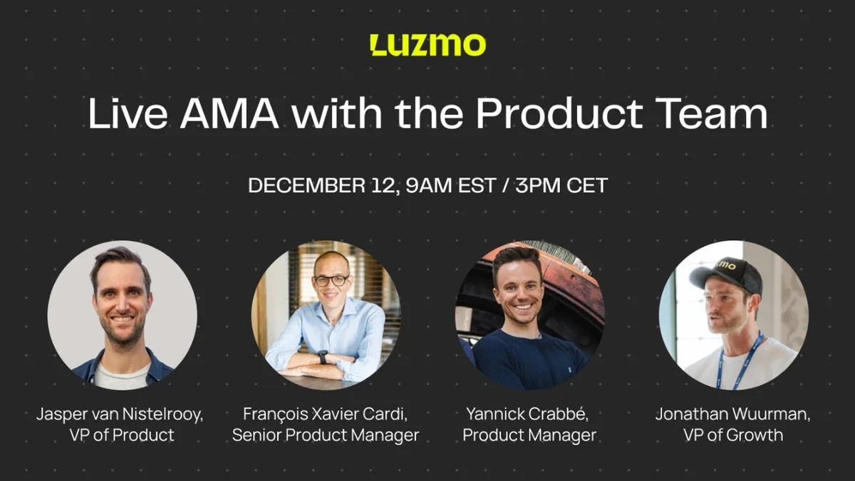 Product AMA: Customizable Embedded Dashboards, AI & Warp at Luzmo