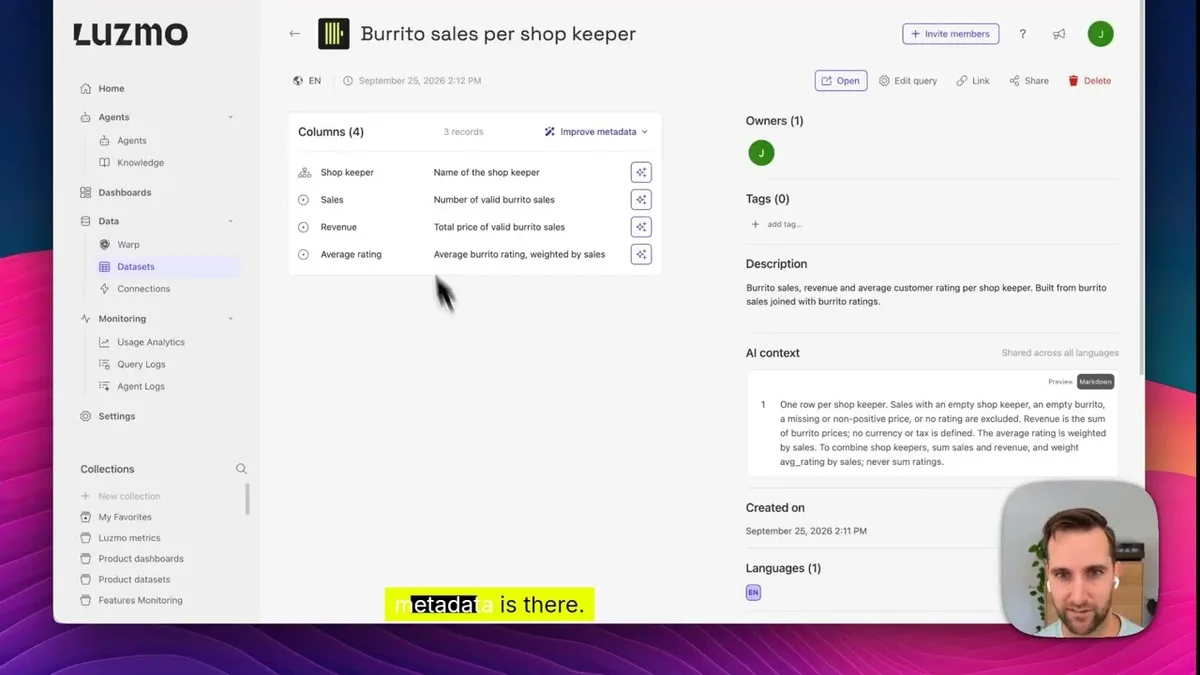 Luzmo MCP: Build Datasets and Formulas from Claude or ChatGPT