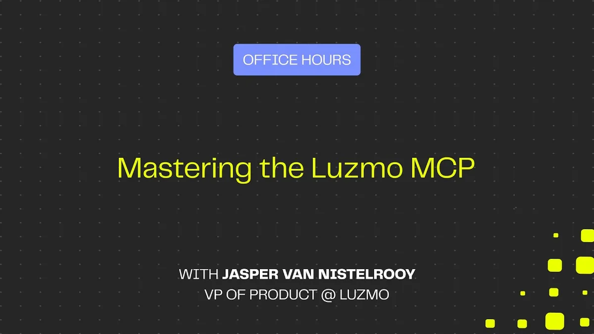 Routing data questions through Luzmo's MCP