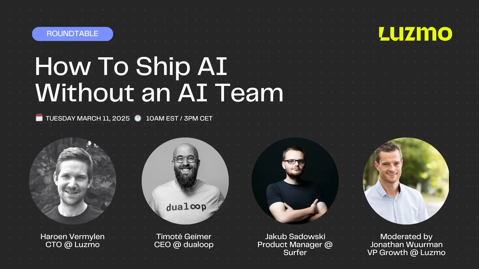 Panel Discussion: How To Ship AI Features Without An AI Team