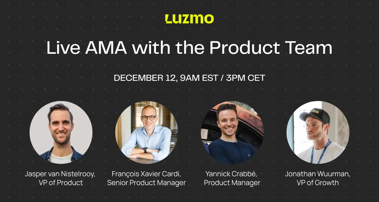 🎙️ Ask Me Anything: Luzmo’s Product Team