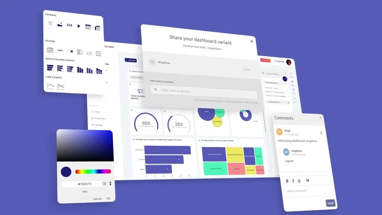 Embedded Dashboard Editor