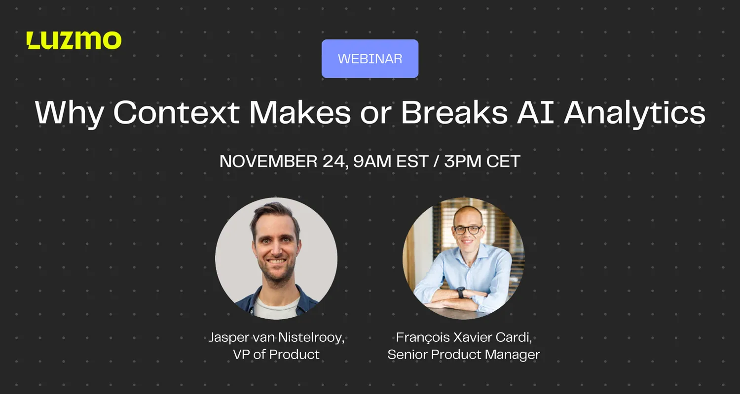 Webinar: Why Context Makes or Breaks AI Analytics