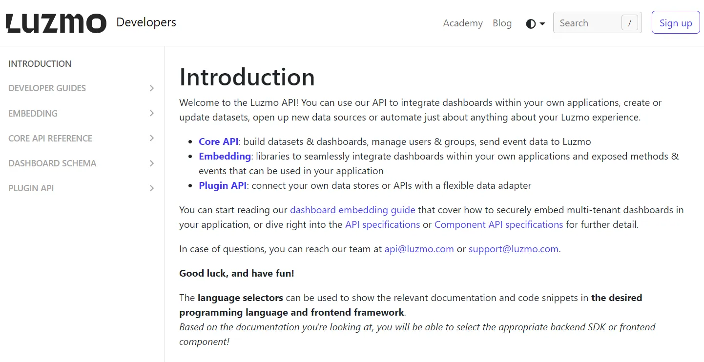 Revamped Developer Docs